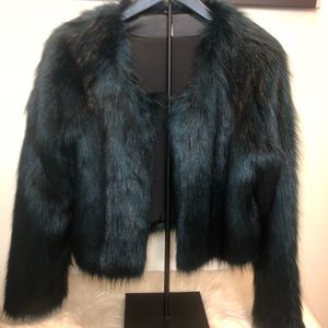 Free People Faux Fur Jacket